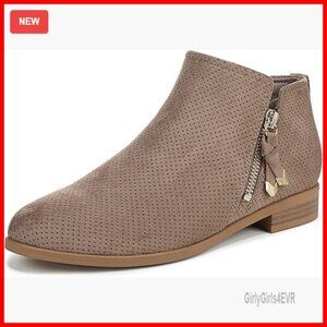 Ankle Booties with Zip Closure, Arch Support, Recycled Materials